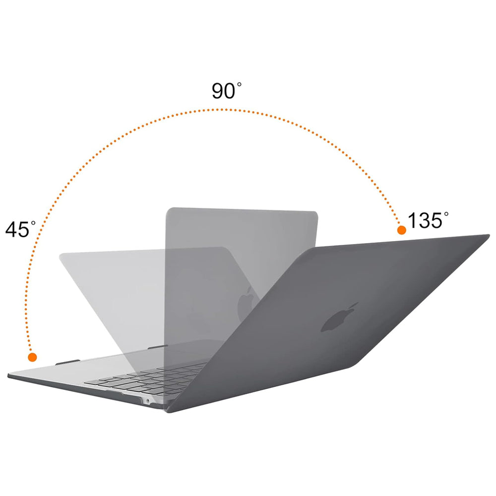 Grey Hard Case for Macbook Air 13.3" (2018 - 2021)