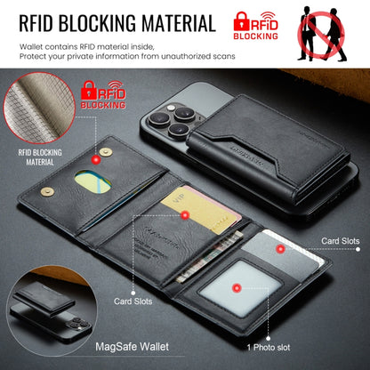 MagSafe Compatible Magnetic Leather Wallet Card Holder for iPhone