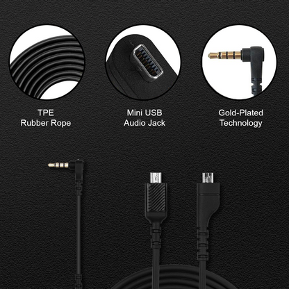 Replacement Charging & Audio Cable for SteelSeries Arctis 5