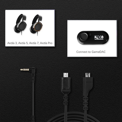 Replacement Charging & Audio Cable for SteelSeries Arctis 5