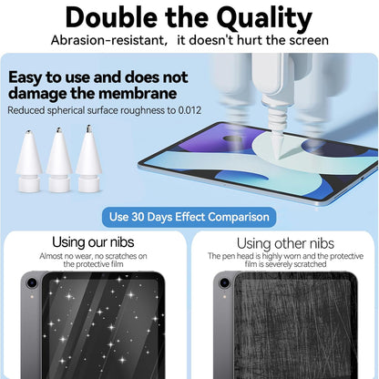 Tip Replacement Precision Metal Wear-Resistant Nibs for Apple Pencil (3-Pack)