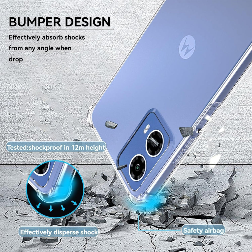 Bumper Clear Case for Motorola Moto G34