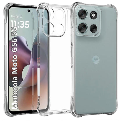 Bumper Clear Case for Motorola Moto G56