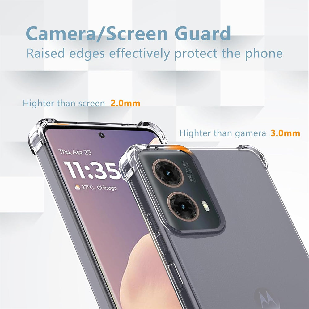 Bumper Clear Case for Motorola Moto G85