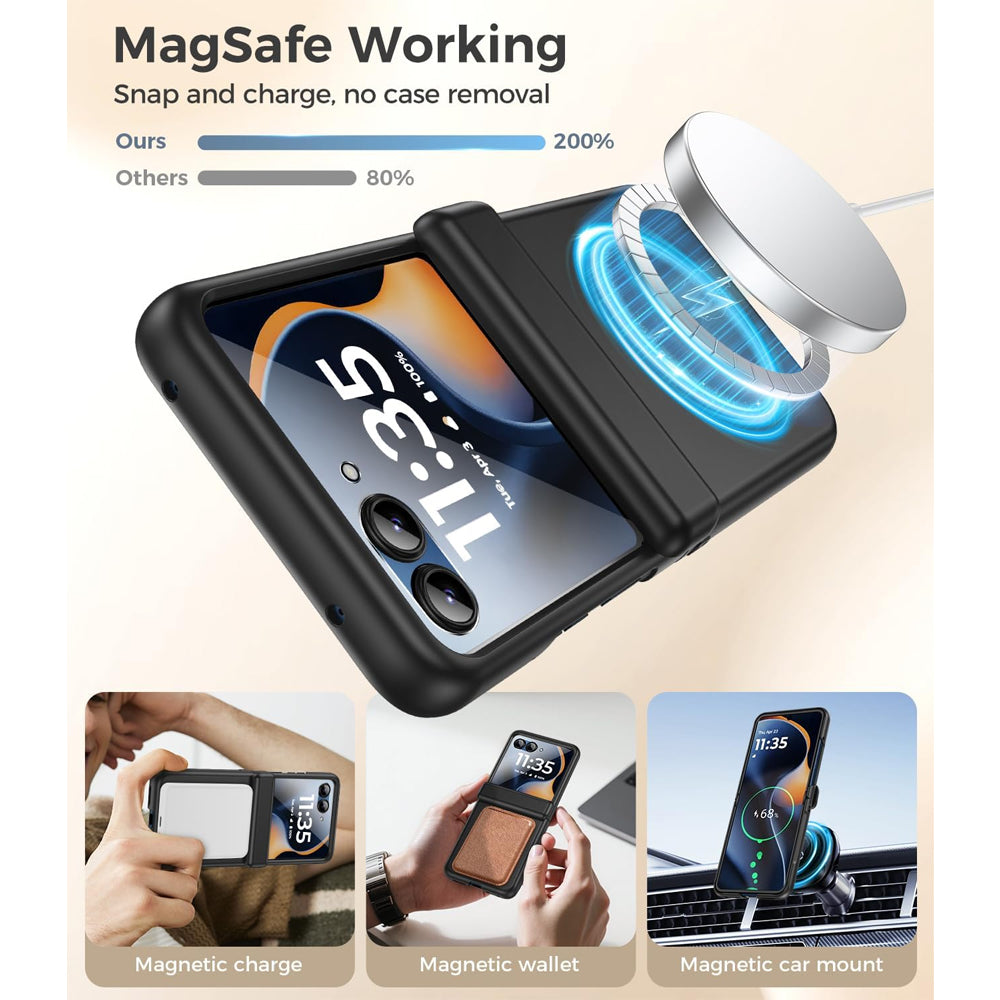 Hinge Protection Magsafe Compatible Case for Motorola Razr 50