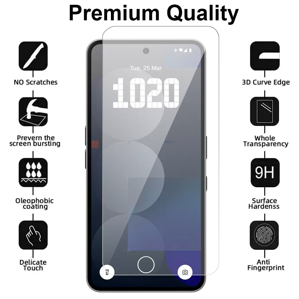 Glass Screen Protector for Nothing Phone 3A Pro
