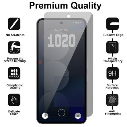 Privacy Glass Screen Protector for Nothing Phone 3A Pro