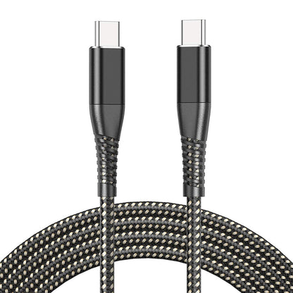 Nylon USB Type C to USB Type C cable