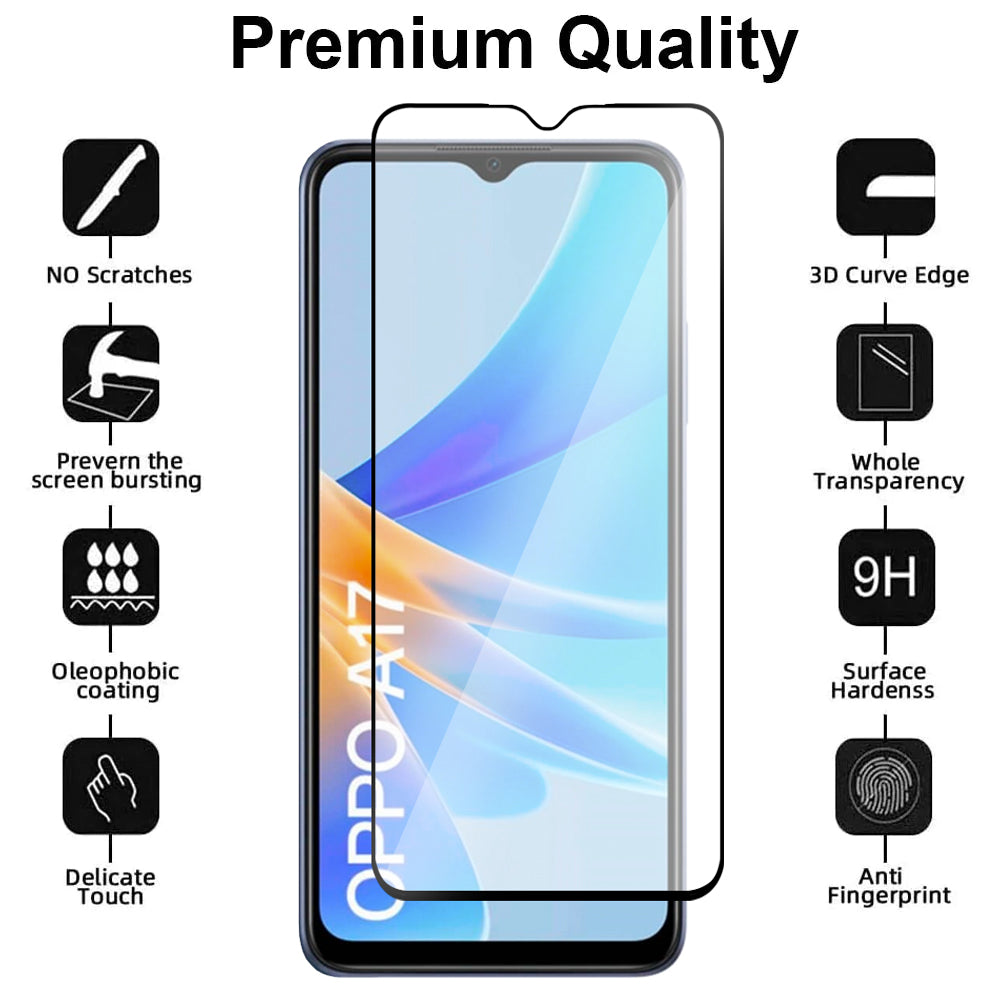 Full Glass Screen Protector for OPPO A17