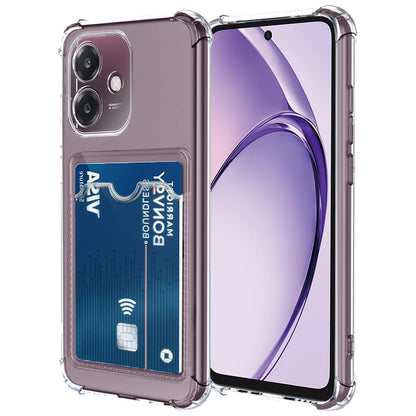 Clear Card Wallet Case for OPPO A40 4G