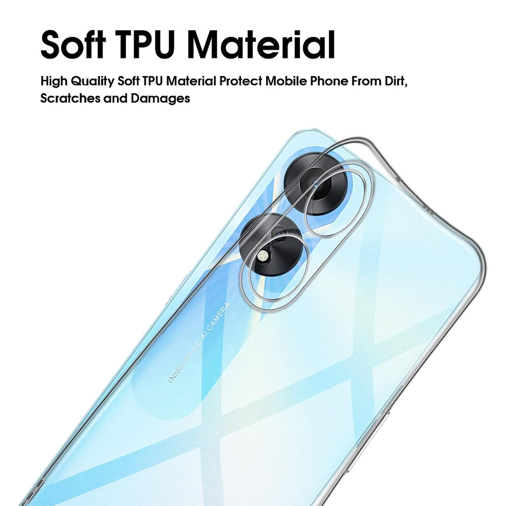 Clear Gel Case for OPPO A78 5G