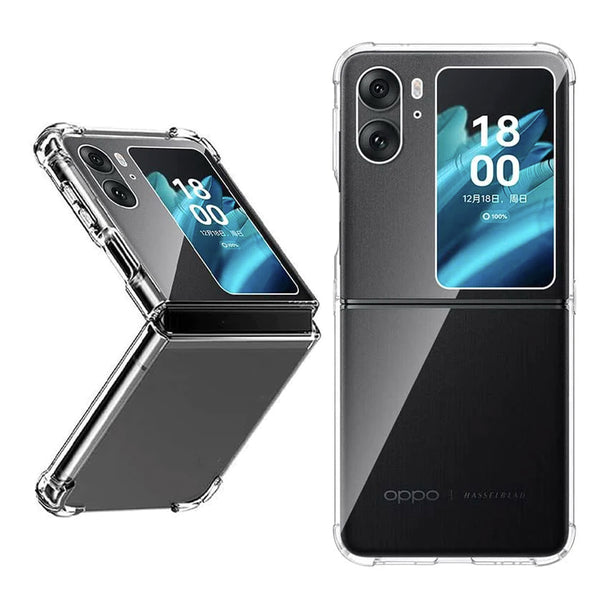 Clear Bumper case for Oppo Find N2 Flip