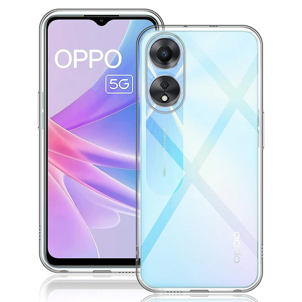 Clear Gel Case for OPPO A58 5G