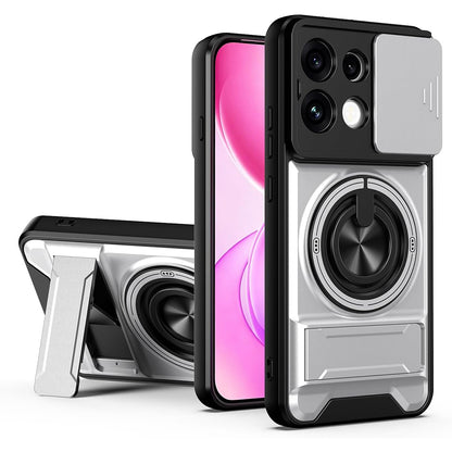 Magsafe Compatible Tough Ring Stand  Case for Oppo Reno 16 F