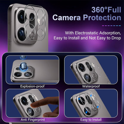 Camera Lens Glass Protector for OPPO Find X9 Pro