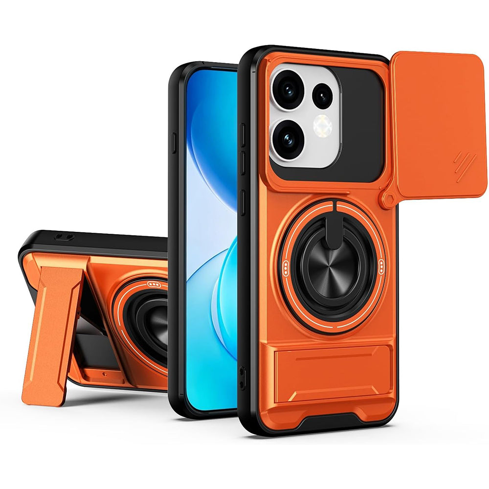 Magsafe Compatible Tough Ring Stand Case for Oppo Reno 16 Pro