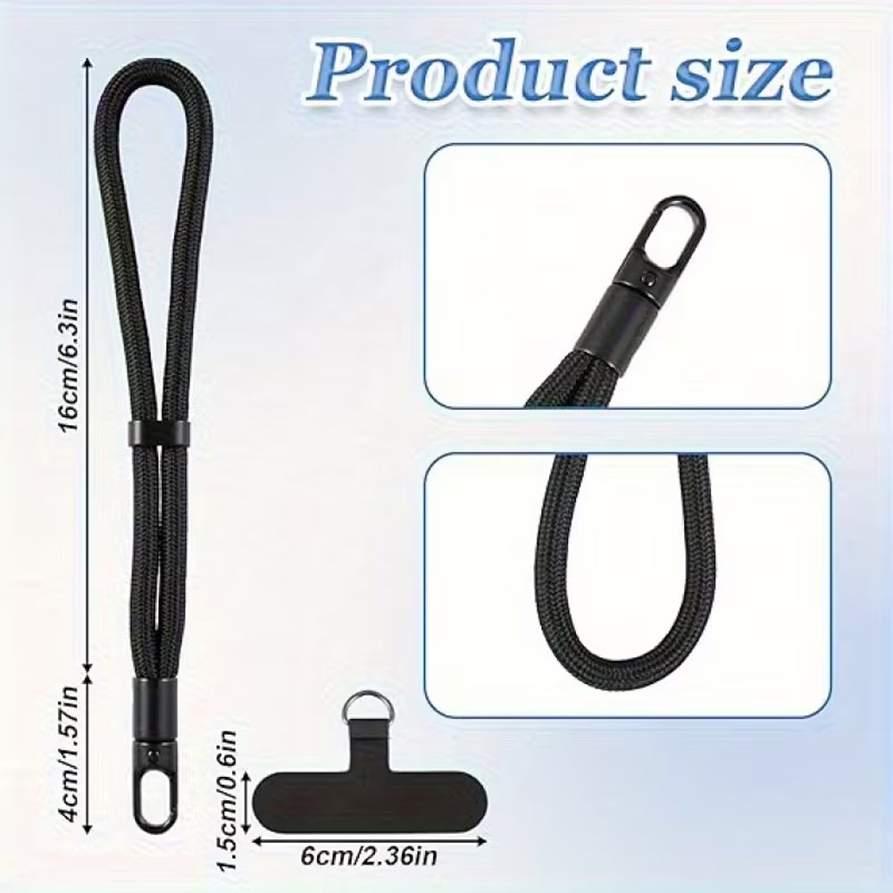 Phone Lanyard Wrist Strap – Adjustable, Anti‑Drop/Anti‑Theft, Slip‑Resistant