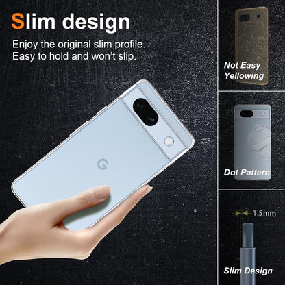 Clear Gel Thin Case for Google Pixel 8a