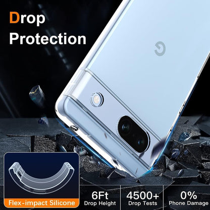 Clear Gel Thin Case for Google Pixel 8a