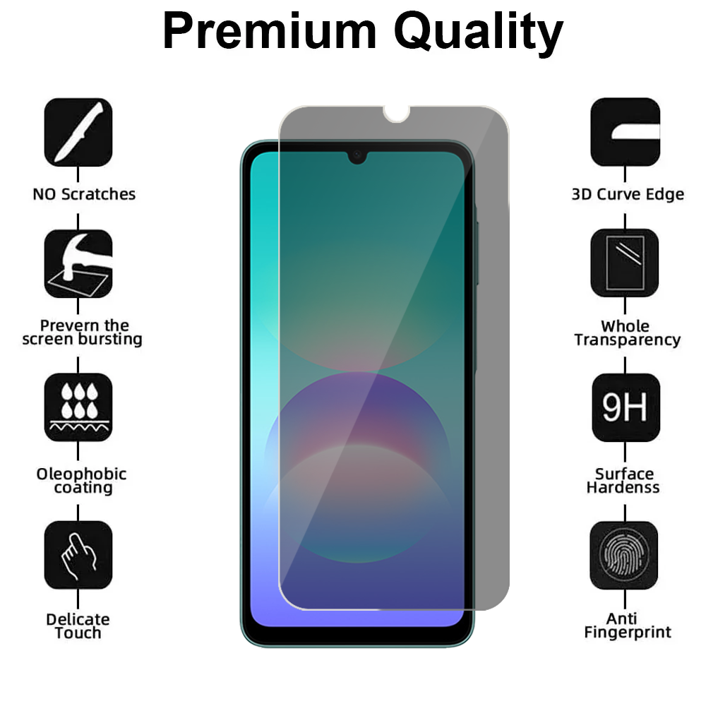Privacy Glass Screen Protector for Samsung Galaxy A08