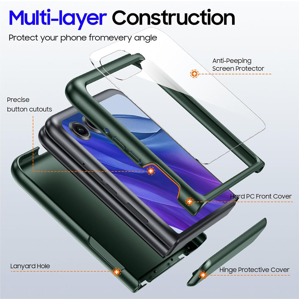 Hinge Protection Flip Case for Motorola Razr 50
