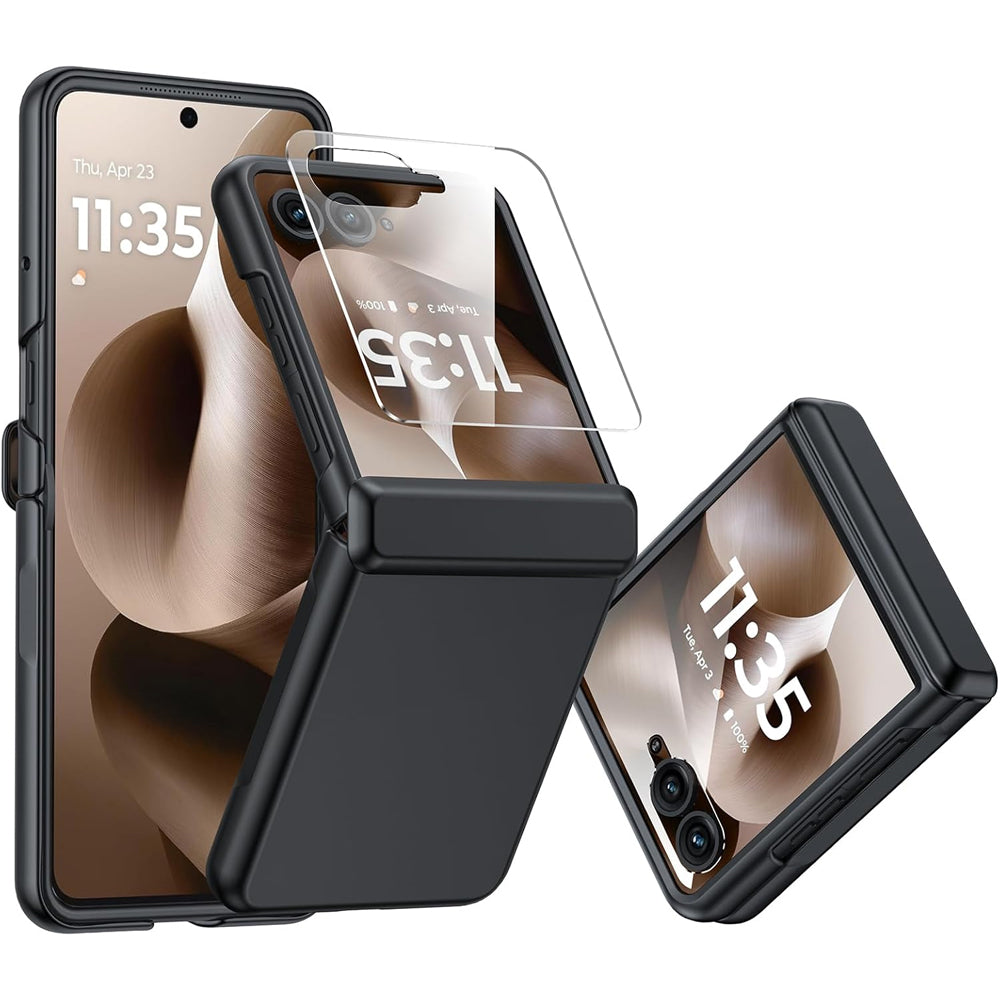 Hinge Protection Flip Case for Motorola Razr 50 Ultra