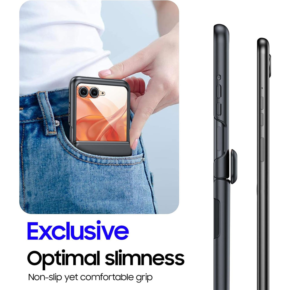 Hinge Protection Flip Case for Motorola Razr 50 Ultra