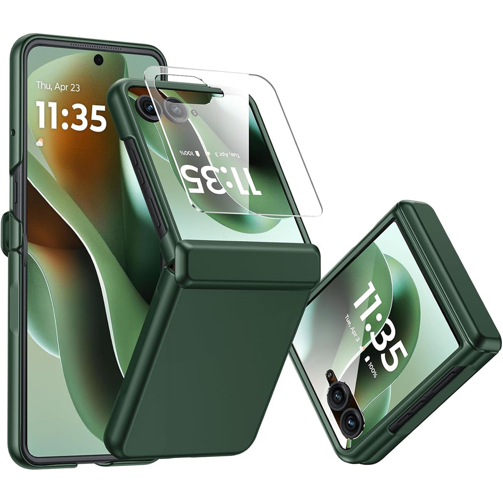Hinge Protection Flip Case for Motorola Razr 50 Ultra