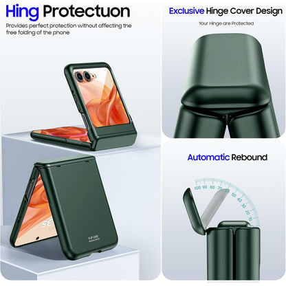 Hinge Protection Flip Case for Motorola Razr 50 Ultra