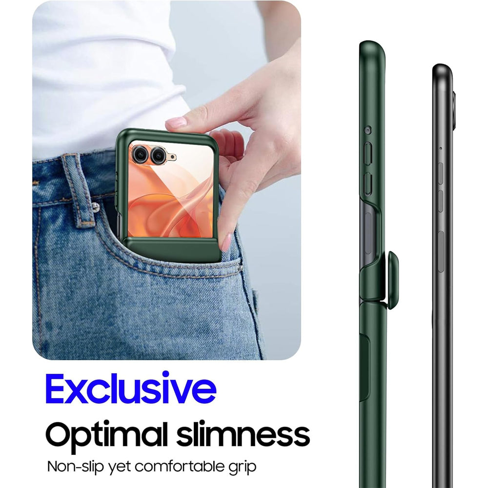 Hinge Protection Flip Case for Motorola Razr 50 Ultra