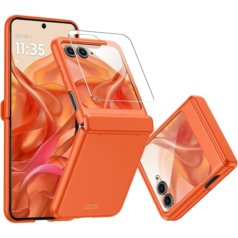 Hinge Protection Flip Case for Motorola Razr 50 Ultra