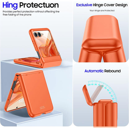 Hinge Protection Flip Case for Motorola Razr 50 Ultra