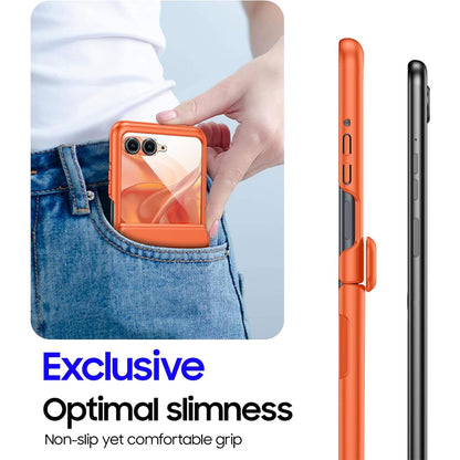Hinge Protection Flip Case for Motorola Razr 50 Ultra
