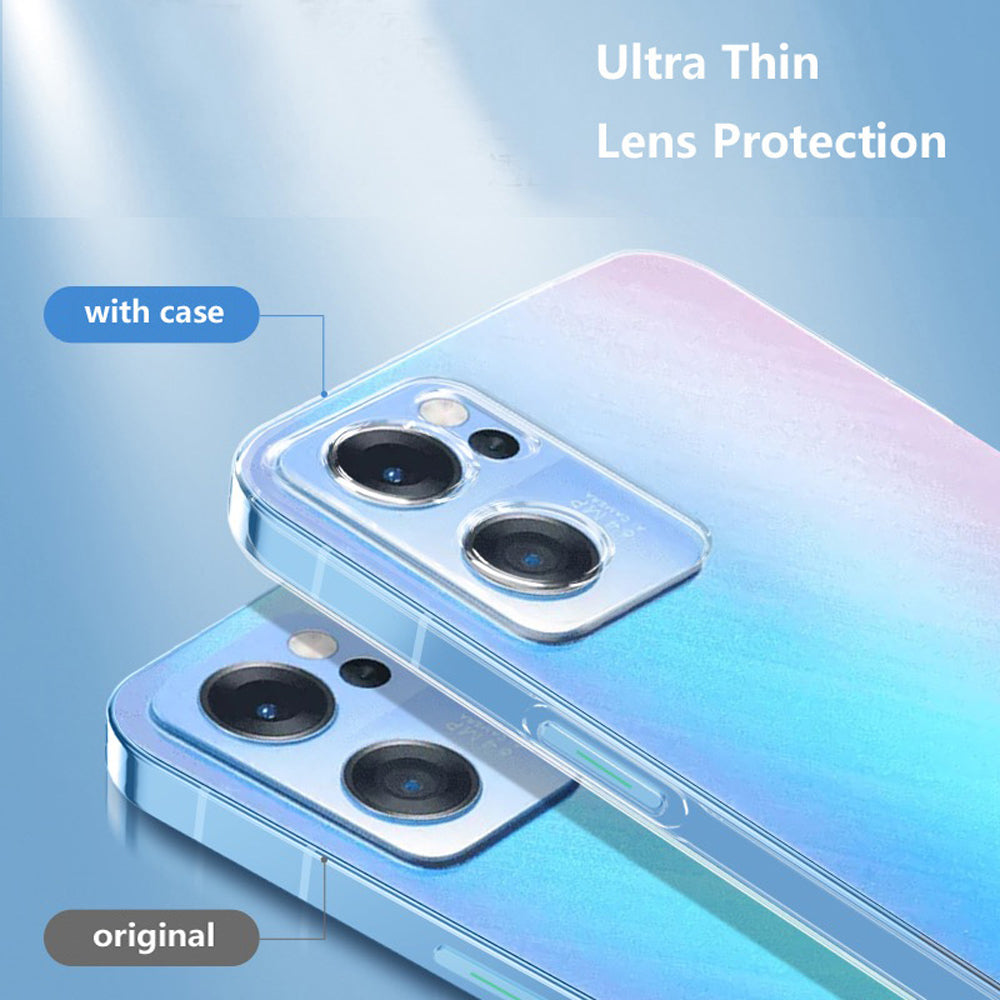 Clear Gel Case for OPPO Reno8 Lite 5G