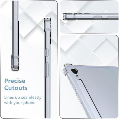 Clear Bumper Case for Samsung Galaxy Tab S10 FE Plus