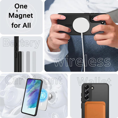 Matte Magsafe Compatible Case for Samsung Galaxy S21