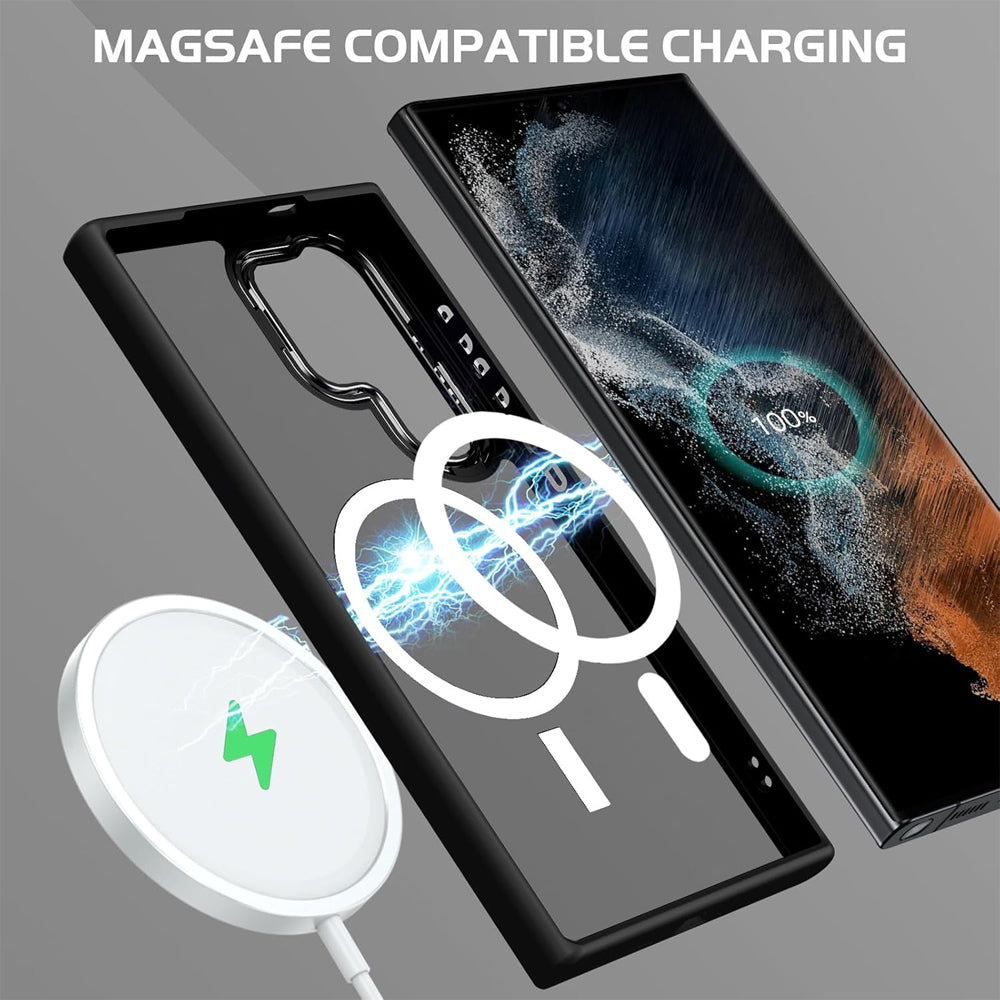 Matte Magsafe Compatible Case for Samsung Galaxy S22 Ultra