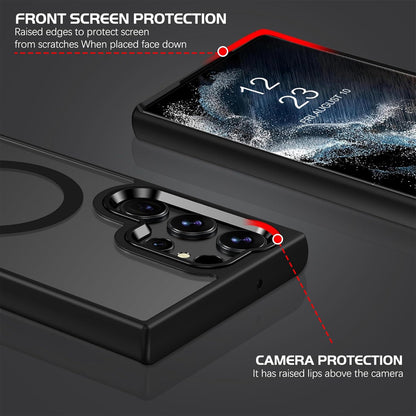 Matte Magsafe Compatible Case for Samsung Galaxy S22 Ultra