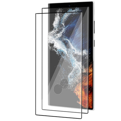Samsung Galaxy S22 Ultra Tempered Glass Screen Protector [2-Pack] with Easy Alignment Frame – Clear, Premium by SwiftShield