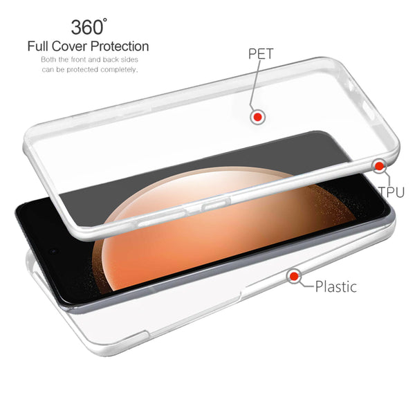 360 Clear Thin  Case for Samsung Galaxy S23 FE