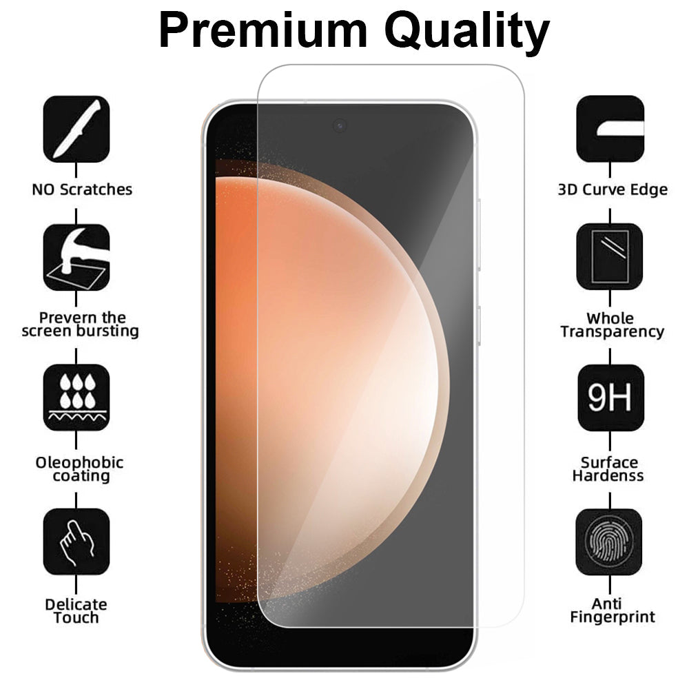 Samsung Galaxy S23 FE Glass Screen Protector (4 pack)
