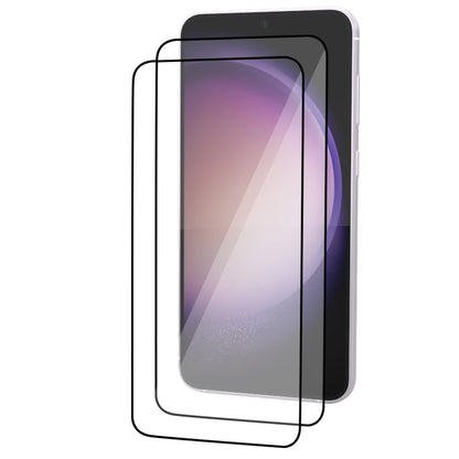 Samsung Galaxy S23 Tempered Glass Screen Protector [2-Pack] with Easy Alignment Frame – Clear, Premium by SwiftShield