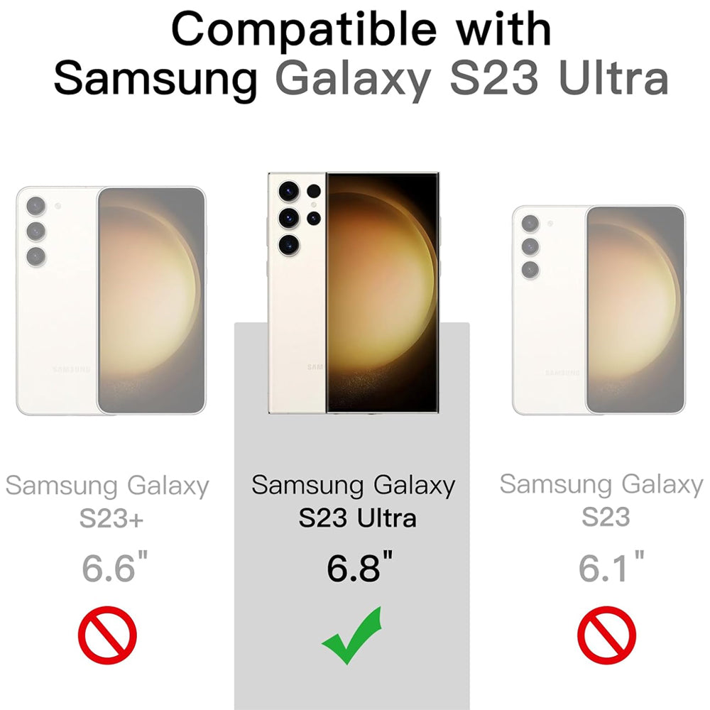Clear Thin Magsafe Compatible Case for Samsung Galaxy S23 Ultra