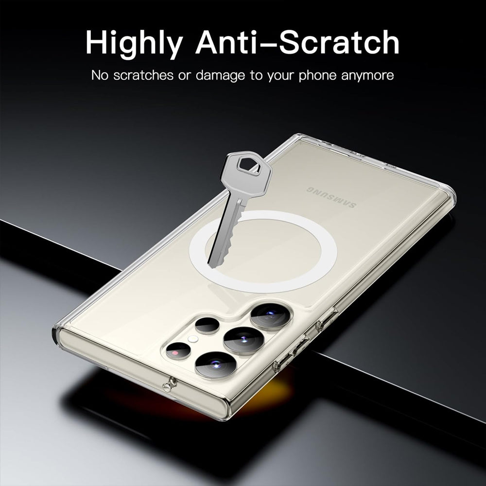 Clear Thin Magsafe Compatible Case for Samsung Galaxy S23 Ultra