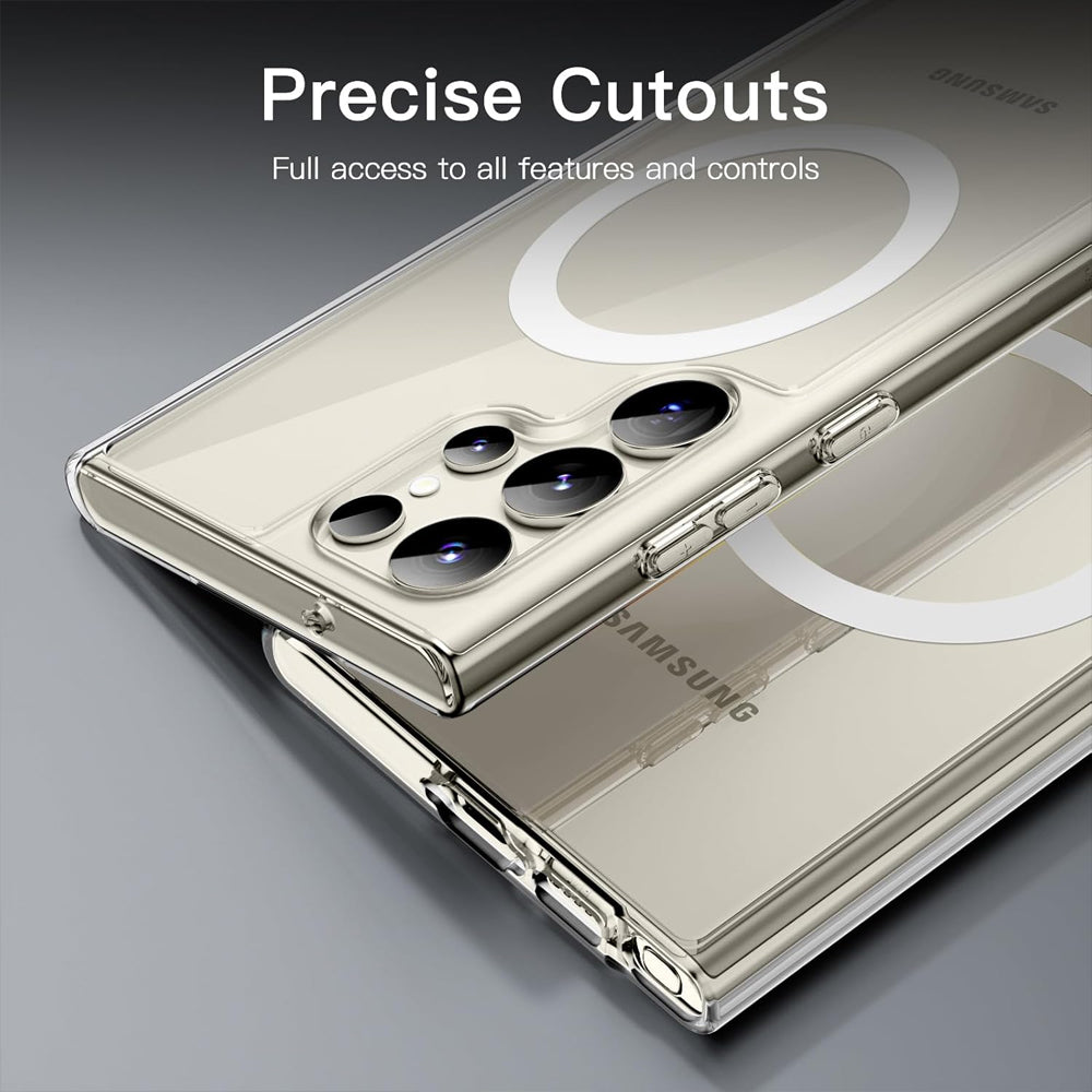 Clear Thin Magsafe Compatible Case for Samsung Galaxy S23 Ultra