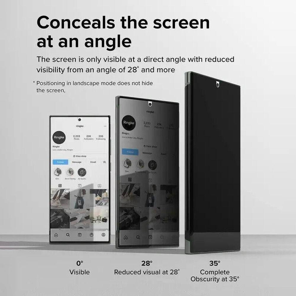 Privacy Matte Ceramic Film Screen Protector for iPhone 15 Pro (2 pack)