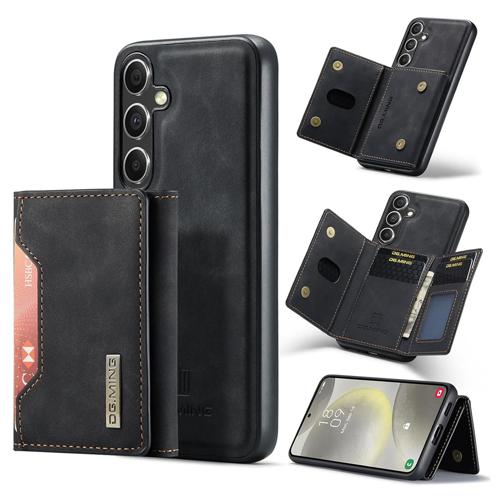 Magnetic Detachable Leather Wallet Case for Samsung Galaxy S24 FE