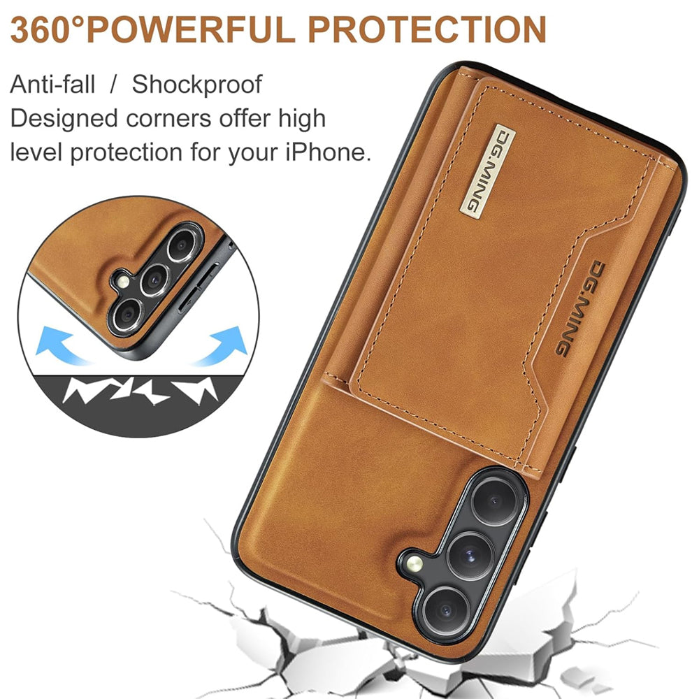 Magnetic Detachable Leather Wallet Case for Samsung Galaxy S24 FE
