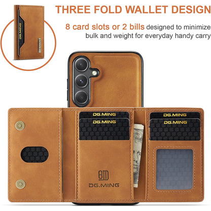 Magnetic Detachable Leather Wallet Case for Samsung Galaxy S24 FE