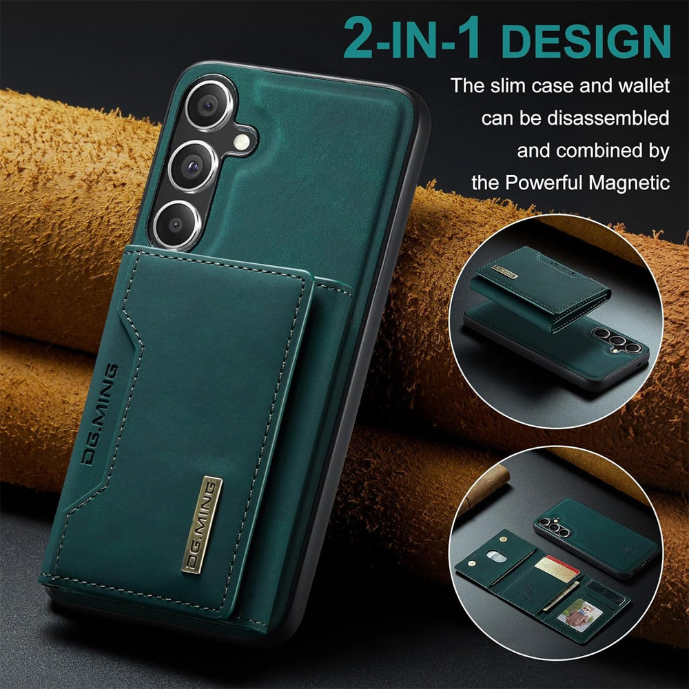 Magnetic Detachable Leather Wallet Case for Samsung Galaxy S24 FE